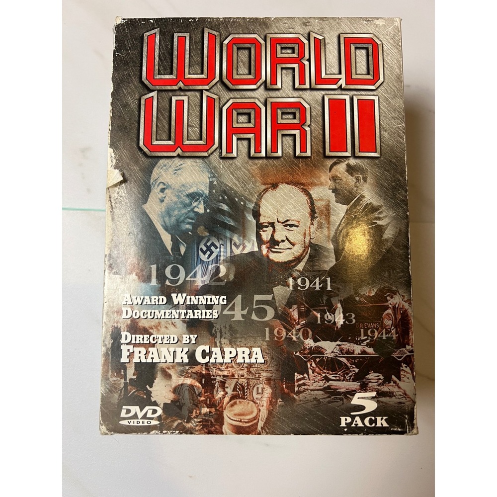 World War II DVD 5 Pack Documentary Set Frank Capra Madacy Entertainment